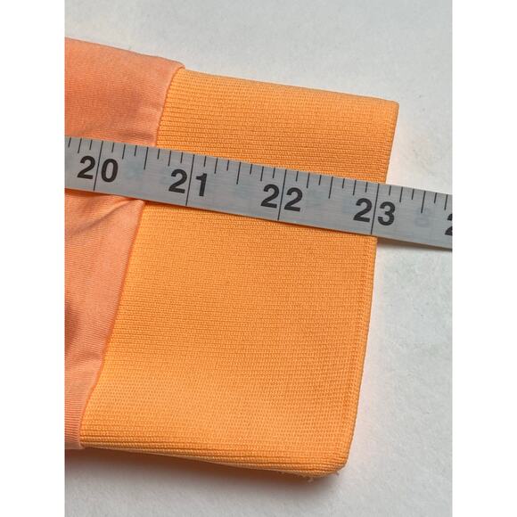 Trr Women's Orange Long Sleeve Polo Golf Shirt Size X-Large - Picture 7 of 7